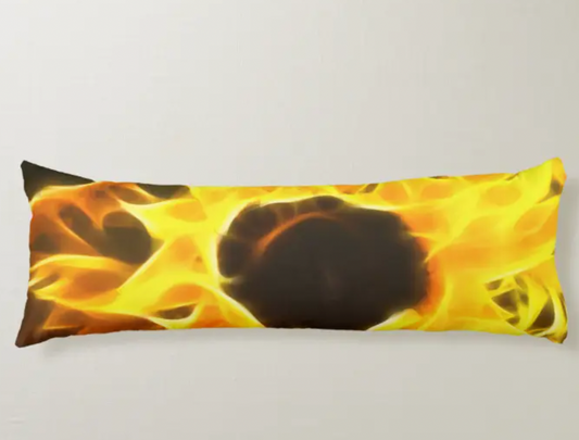 Just Sold! Sunflowers Bright Body Pillow on my Zazzle store!