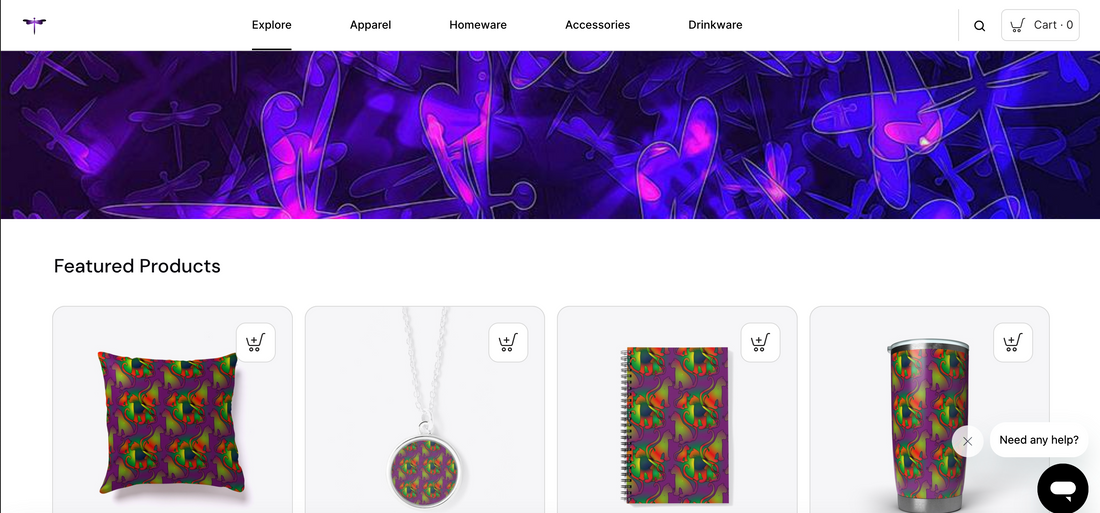 New Store Liminal Dragonfly a Spring Creator Store