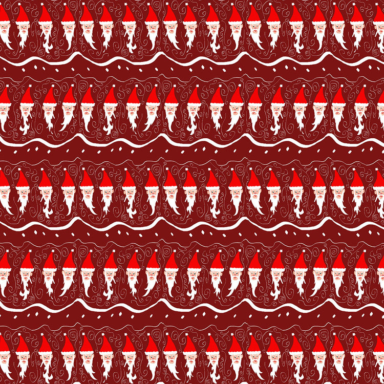 Bearded Santa Pattern