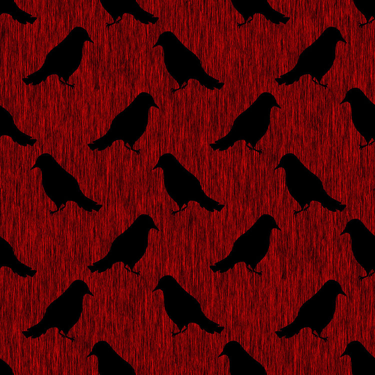 Ravens On Red