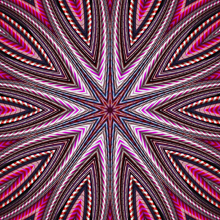Candy Cane Kaleidoscope