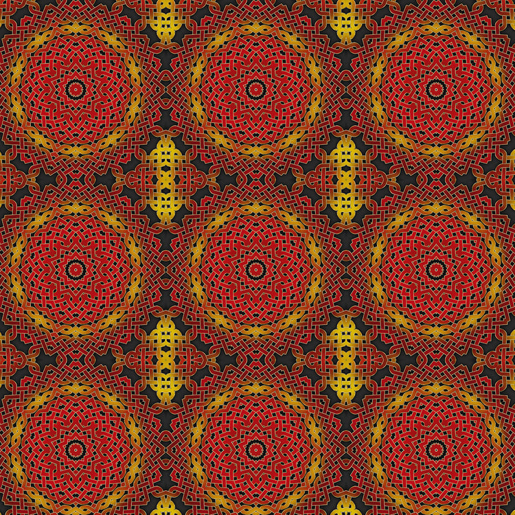 Celtic Orange Spiral