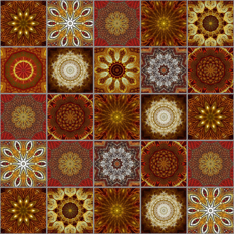 Gold Kaleidoscope Quilt