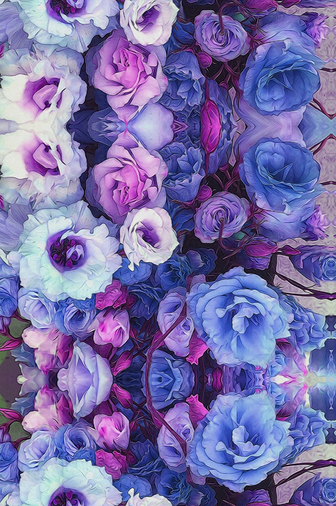 Periwinkle Flower Kaleidoscope