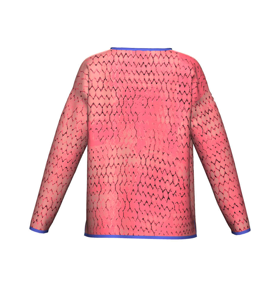 Pink Dragon Scales Sweater