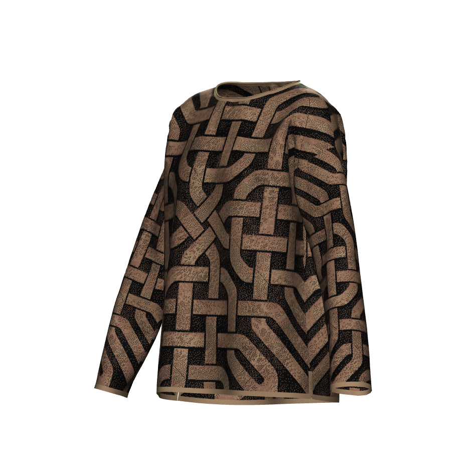 Light Earthy Celtic Knot Sweater