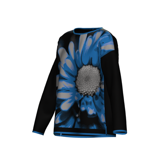 Blue Daisy Sweater