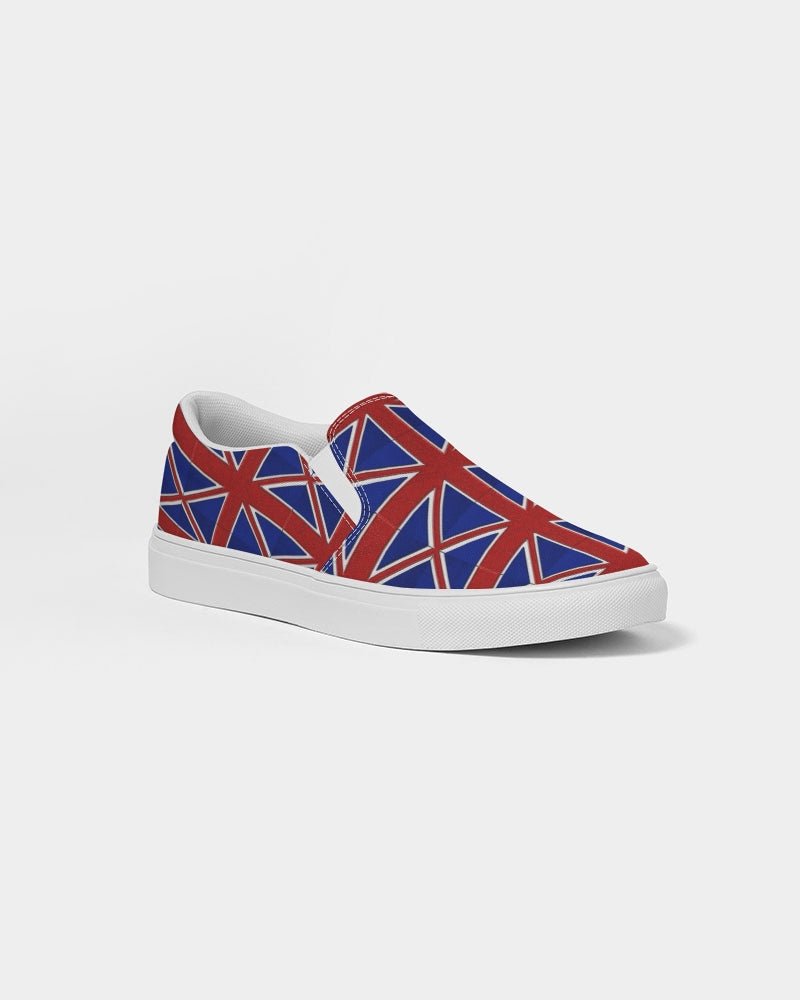 British Flag Pattern Women's Slip-On Canvas Shoe