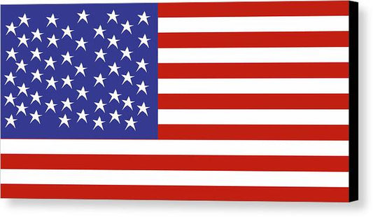 American Flag 1 - Canvas Print