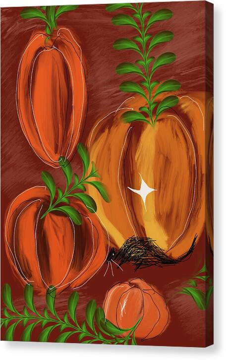 Pumpkin Patch 1 - Canvas Print