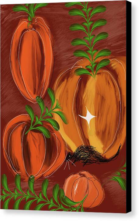 Pumpkin Patch 1 - Canvas Print