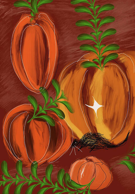 Pumpkin Patch 1 - Art Print