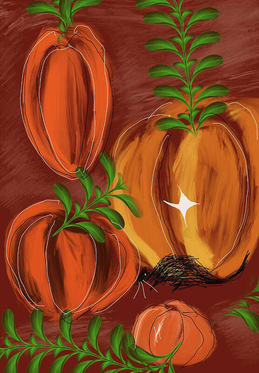 Pumpkin Patch 1 - Art Print