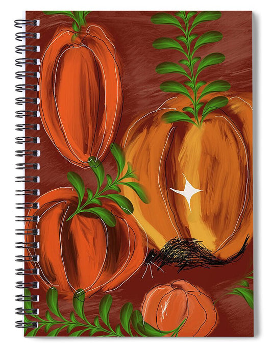 Pumpkin Patch 1 - Spiral Notebook