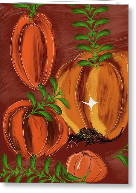 Pumpkin Patch 1 - Greeting Card