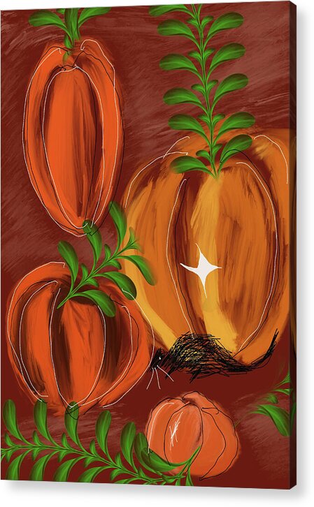 Pumpkin Patch 1 - Acrylic Print