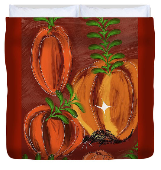 Pumpkin Patch 1 - Duvet Cover