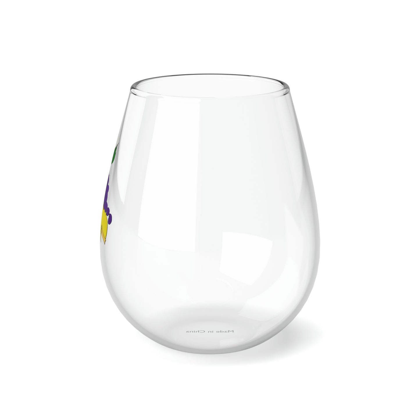 Wine and Cheese Stemless Wine Glass, 11.75oz
