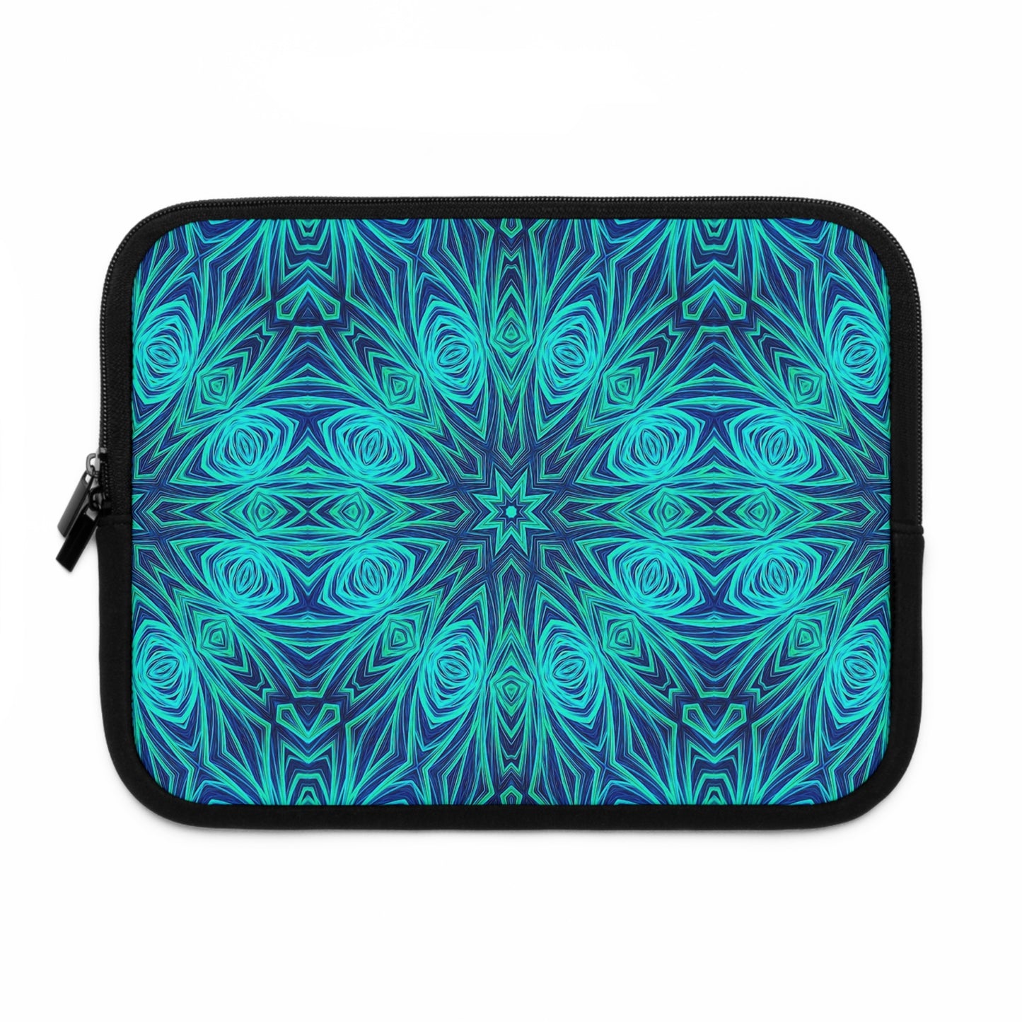 Blue Ice Kaleidoscope Laptop Sleeve