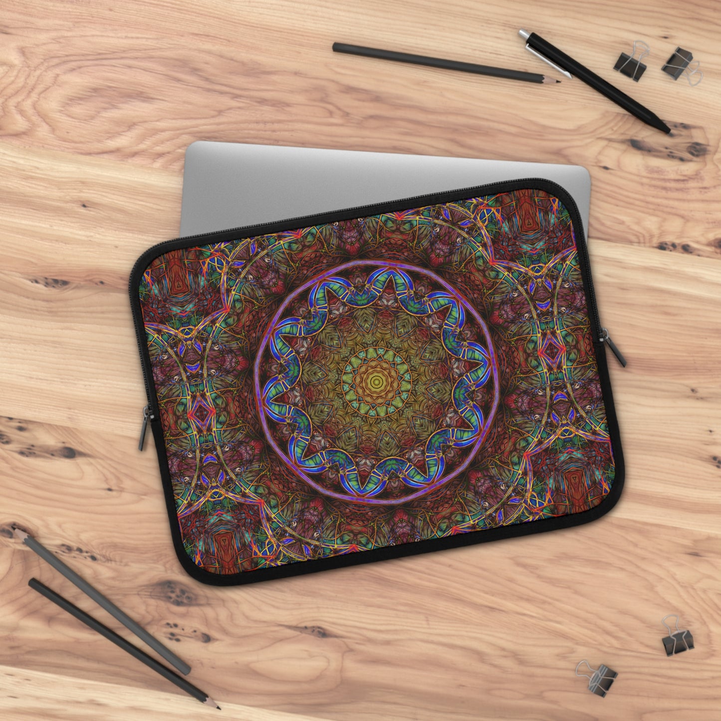 Blue Pink Windy Abstract Laptop Sleeve
