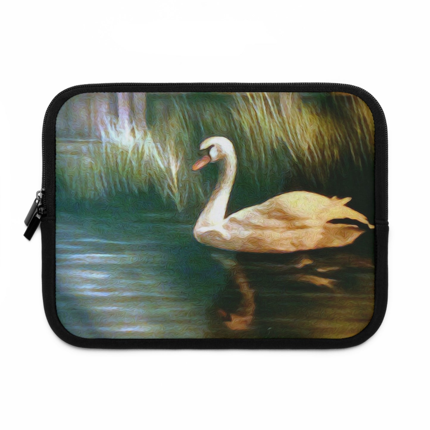 Swan Painting Laptop Sleeve
