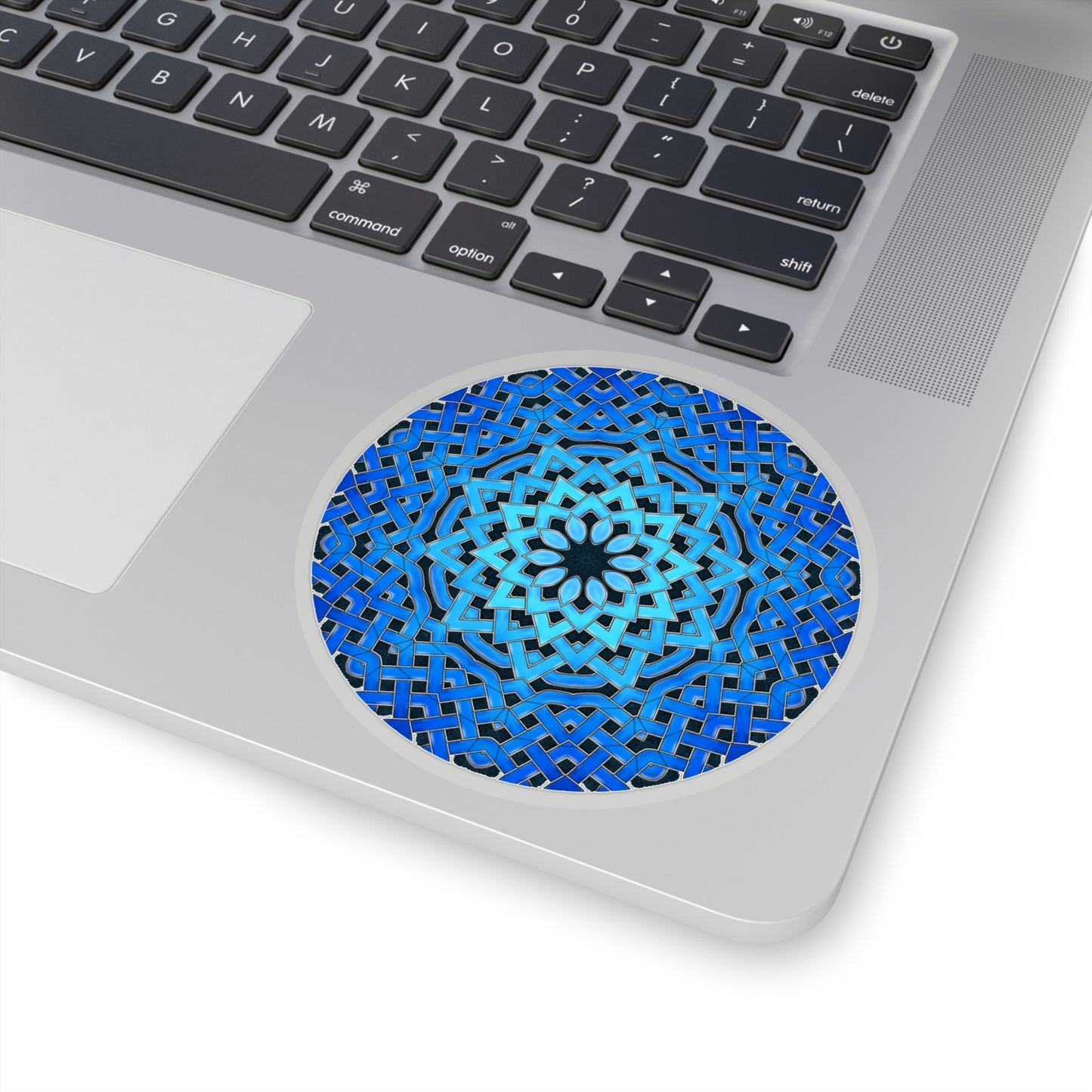 Blue Celtic Star Kiss-Cut Stickers