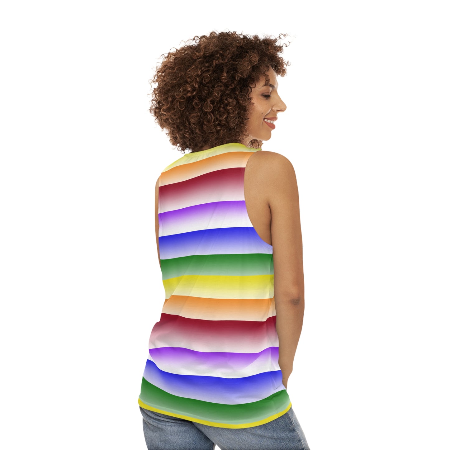 Pride Rainbow Unisex Tank Top (AOP)