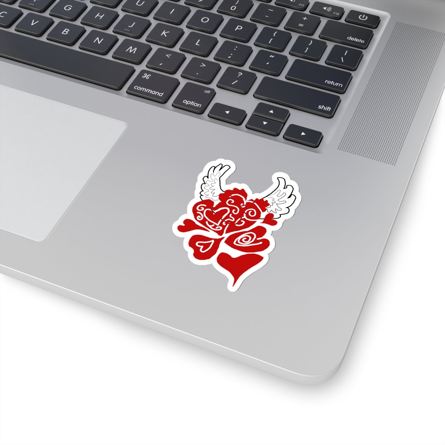 Hearts and Wings Kiss-Cut Stickers