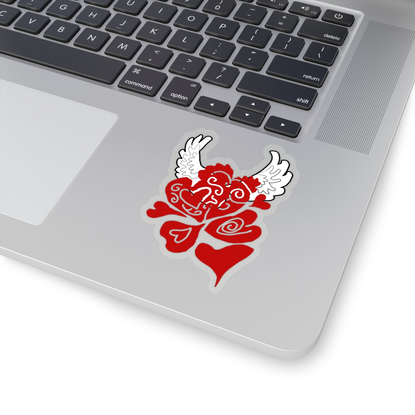 Hearts and Wings Kiss-Cut Stickers