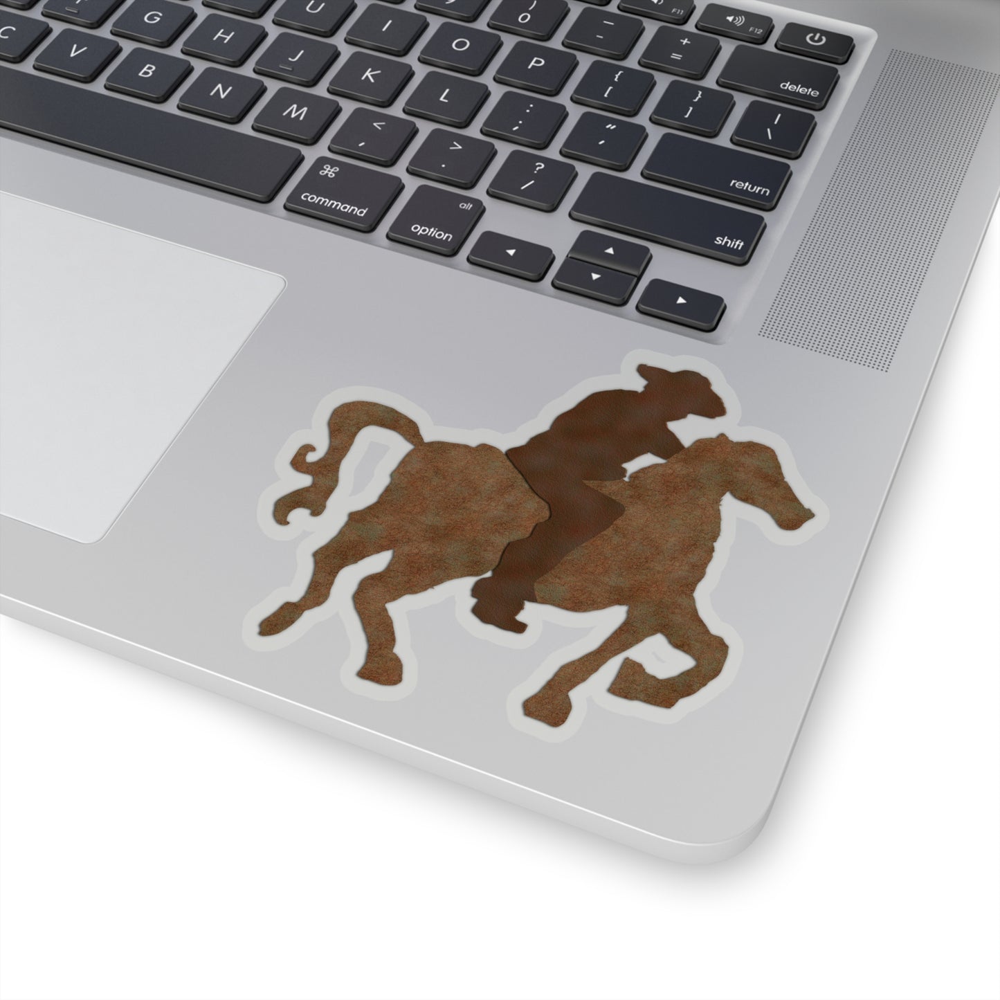 Cowboy on a Horse Kiss-Cut Stickers