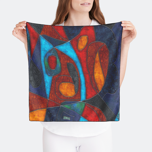 Abstract With Heart Bandana Bandana