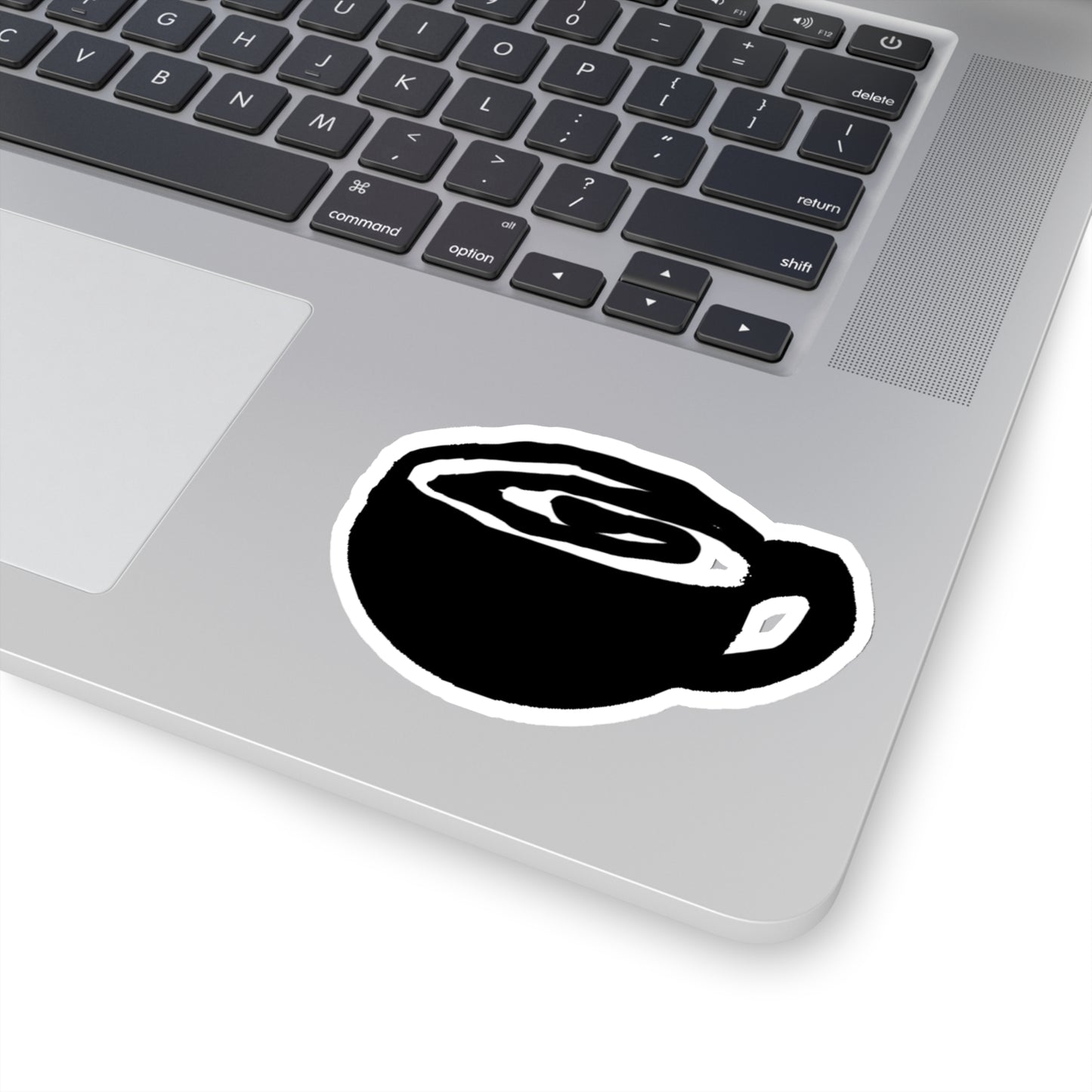 Coffee Swirl Kiss-Cut Stickers