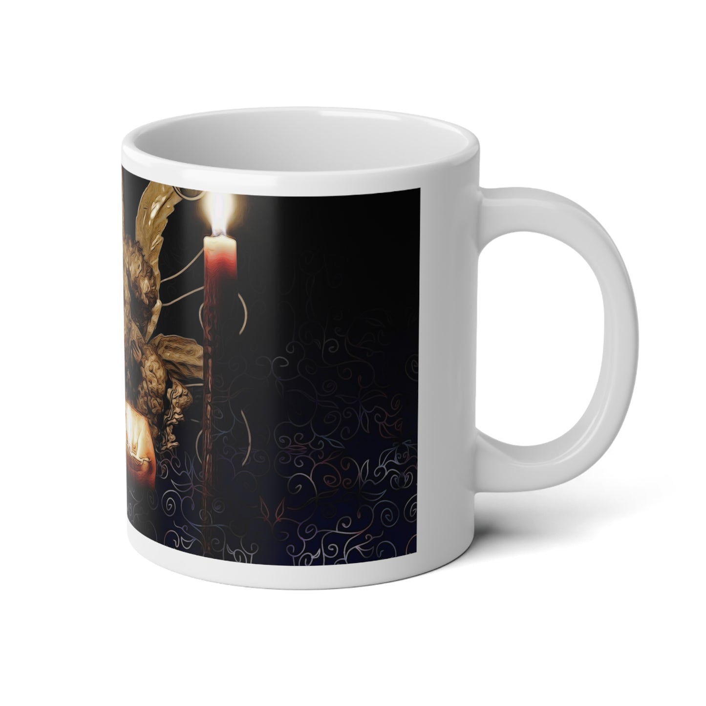 20oz Holiday Angel Candle Jumbo Mug