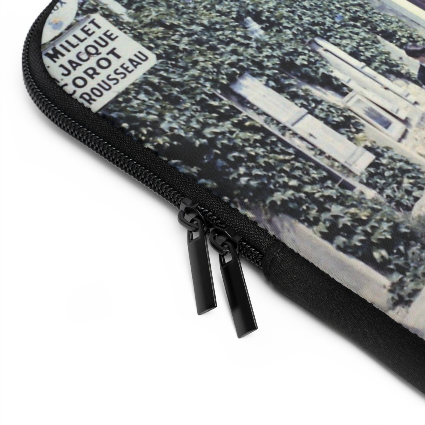 Vintage Paris Shopping Laptop Sleeve