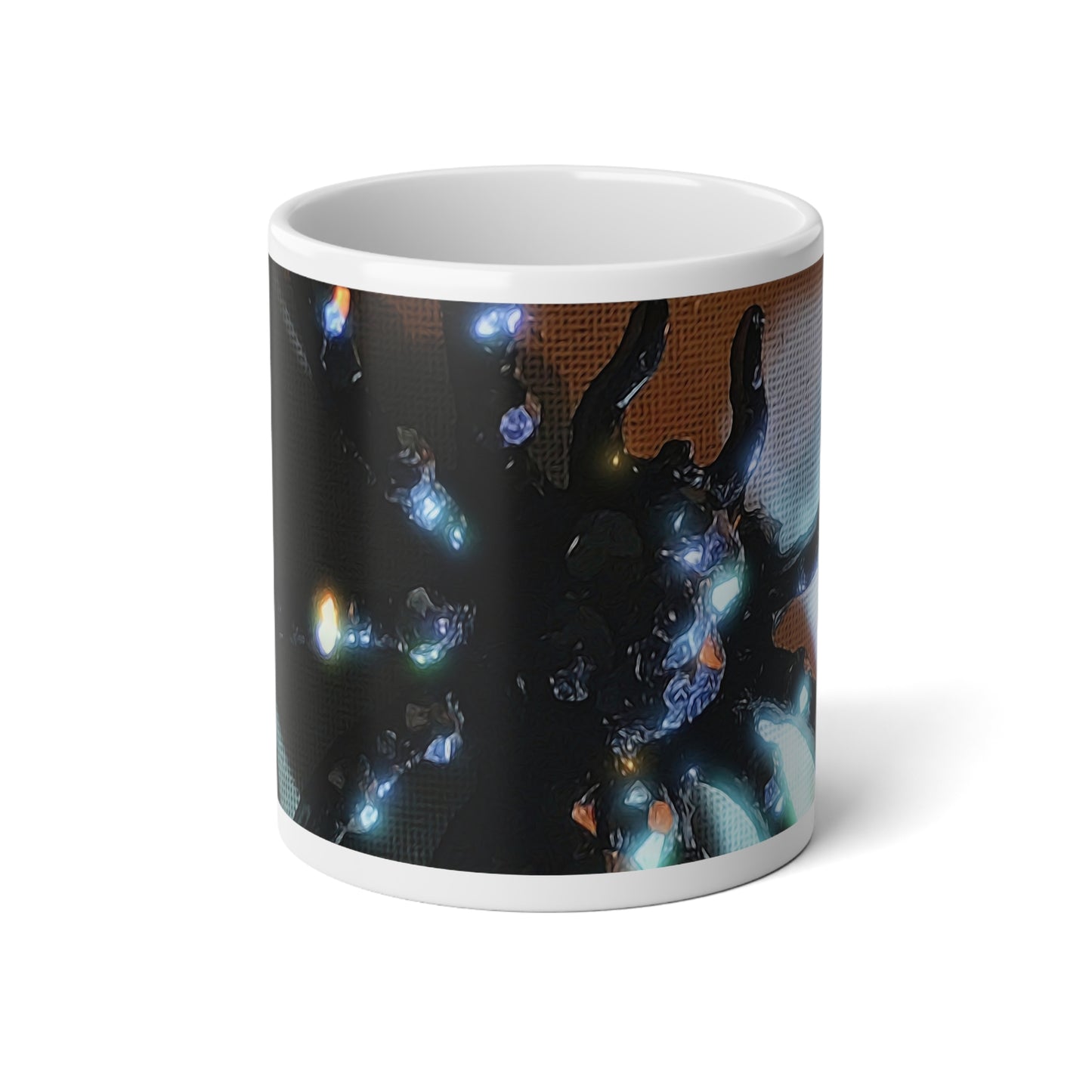 Stay Sparkly Spider Jumbo Mug, 20oz | Coffee Lover's Gift, Unique Art Mug, Fantasy Drinkware, Home Decor for Wizards, Tea and Coffee Time
