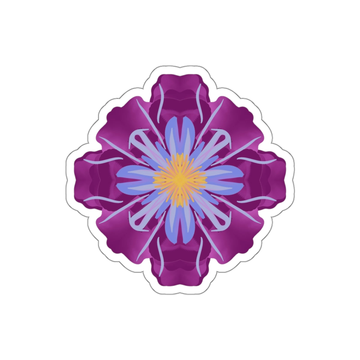 Fanciful Flowers 3 Kiss-Cut Stickers