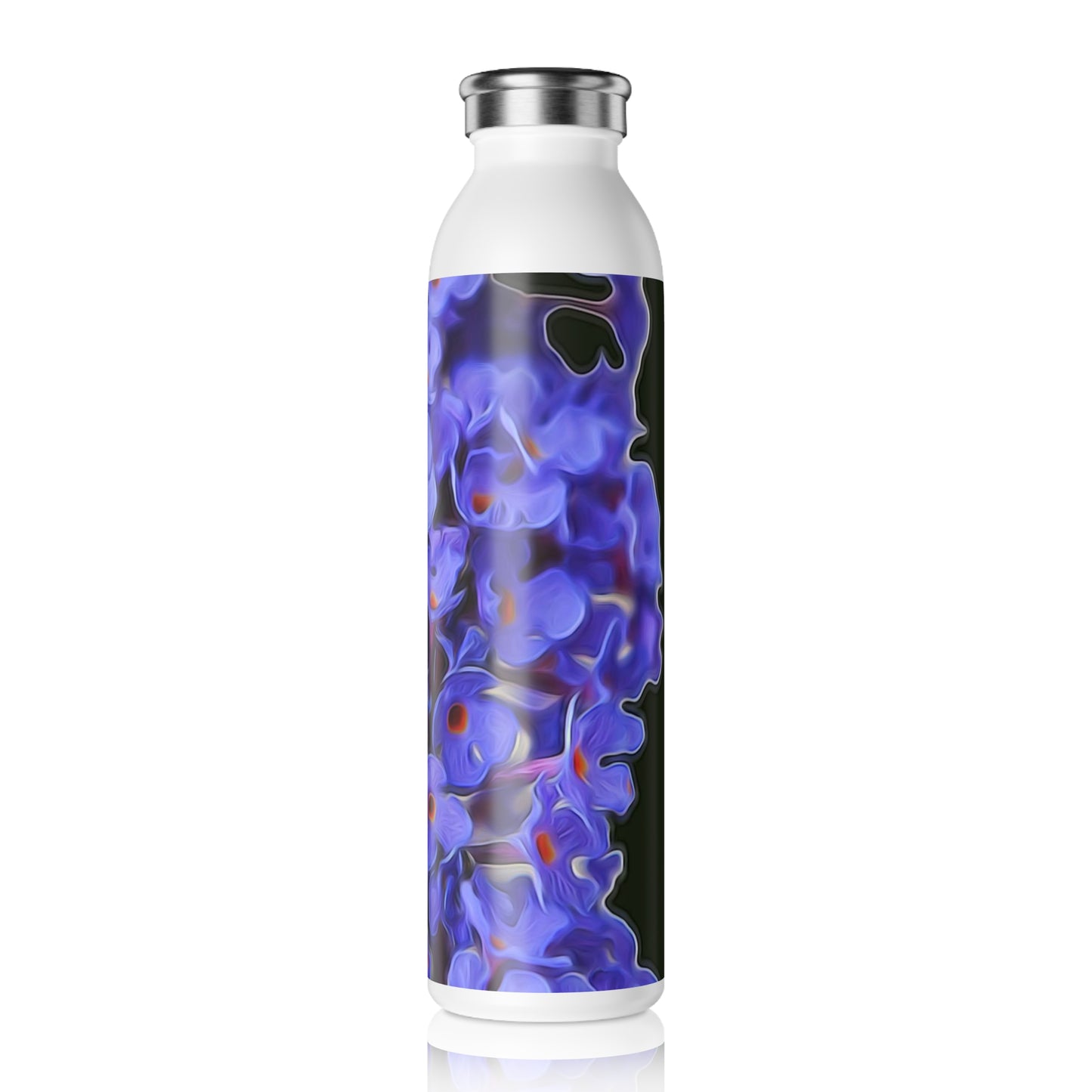 Butterfly Flower Slim Water Bottle | Reusable Hydration, Eco-Friendly Gifts, Summer Accessories, Fitness Gear, Travel Essentials