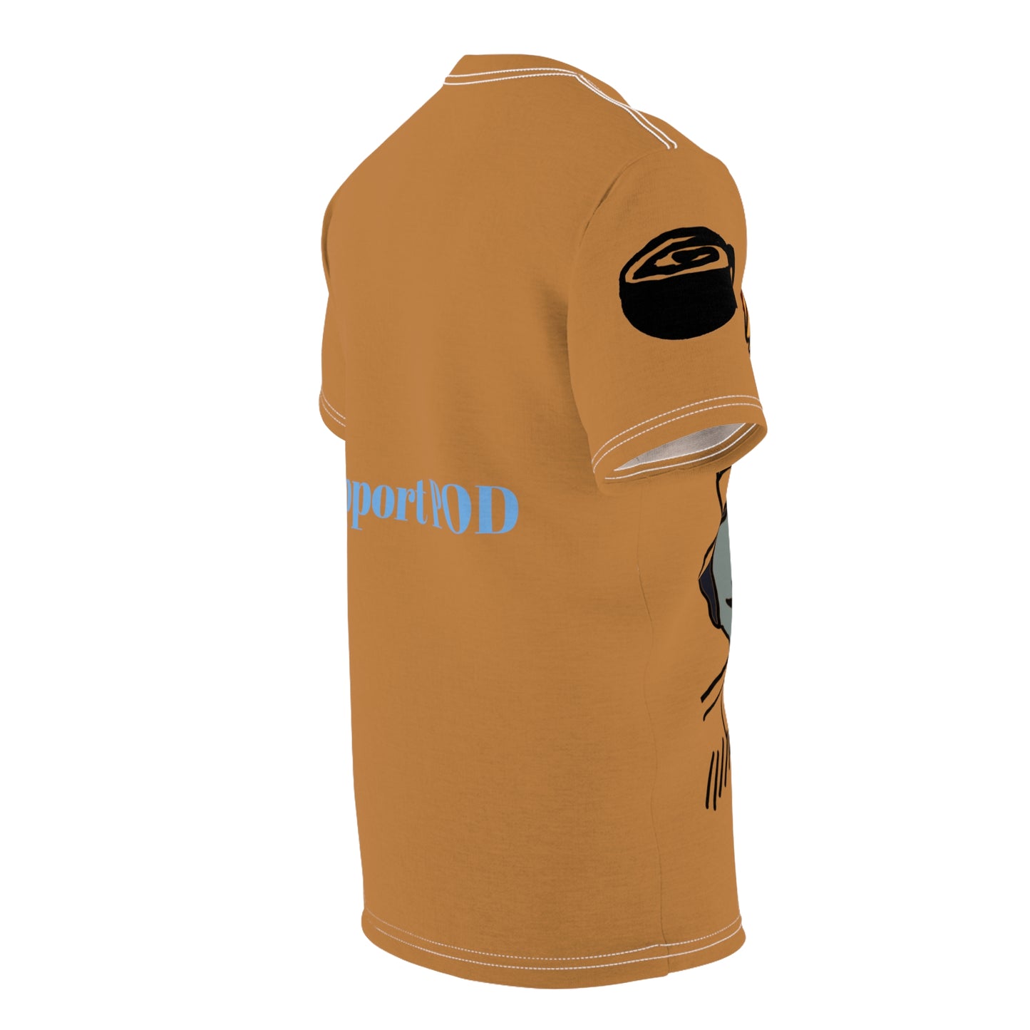 Support POD Unisex Cut & Sew Tee (AOP)