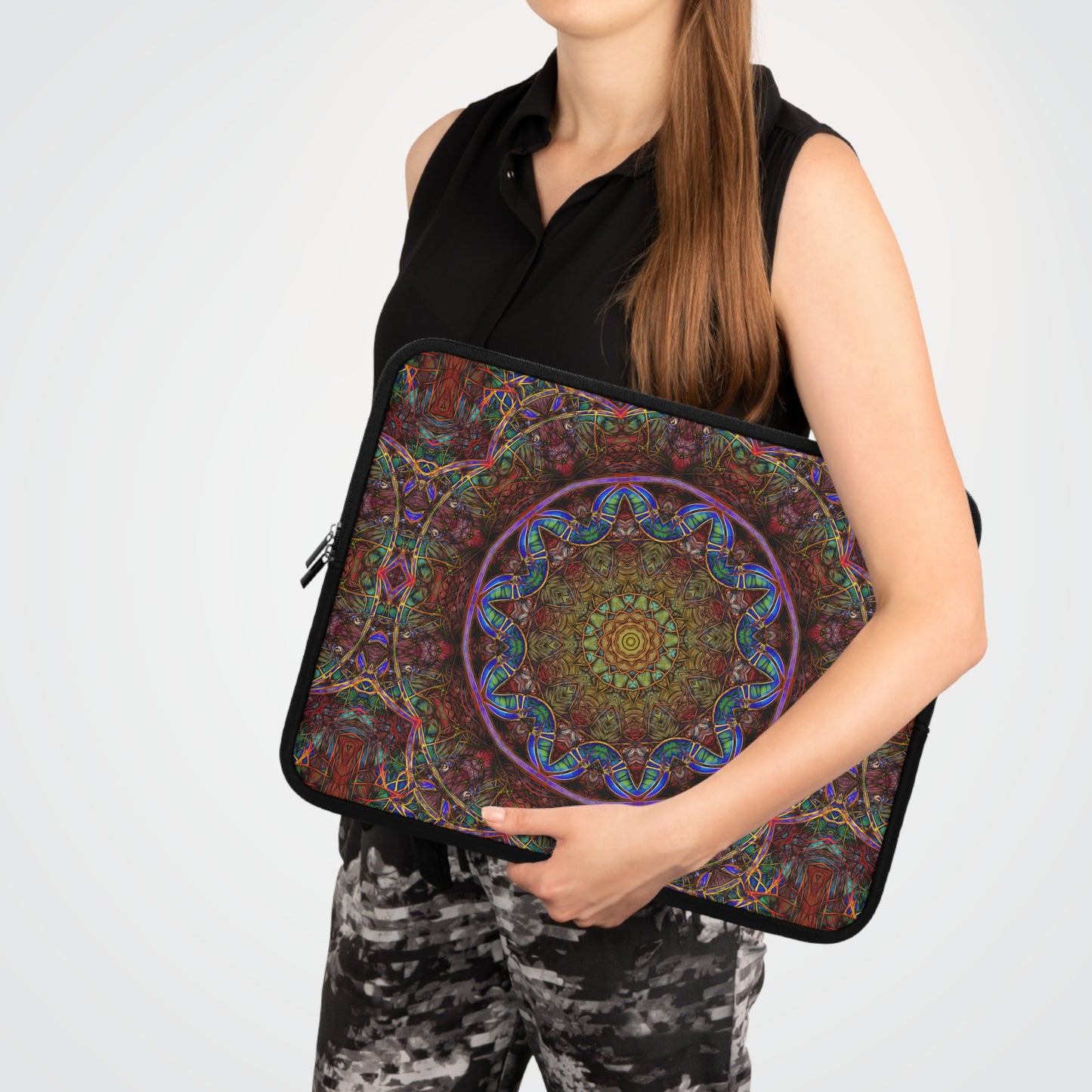 Blue Pink Windy Abstract Laptop Sleeve