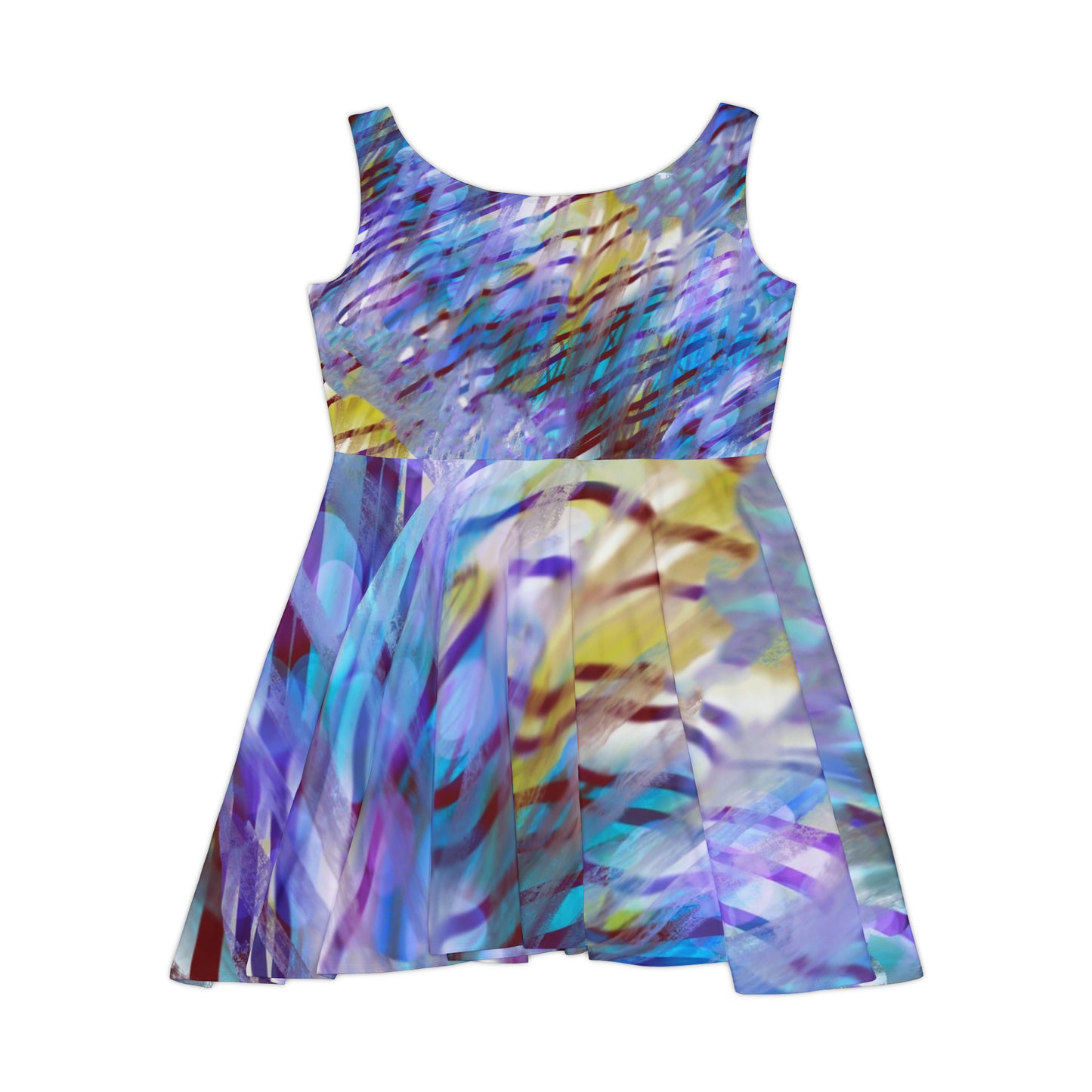 Abstract Ripple Women's Skater Dress (AOP)