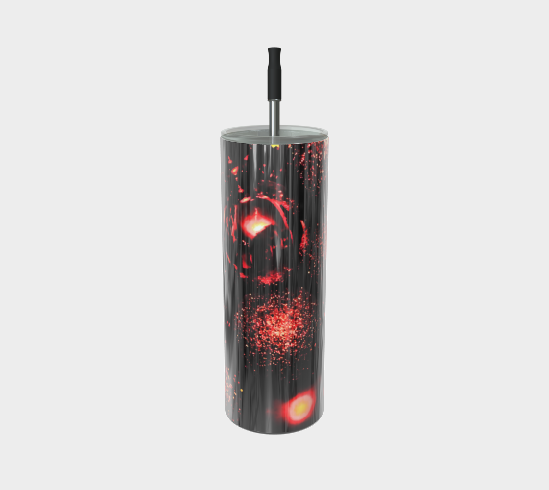 Christmas Red Stainless Steel Tumbler
