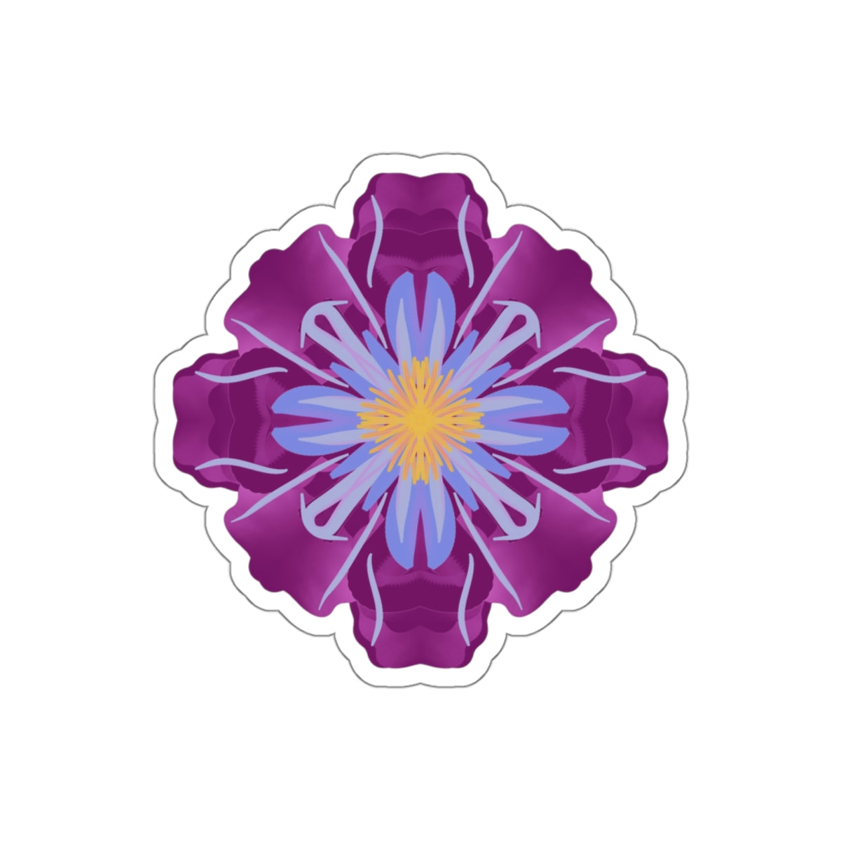Fanciful Flowers 3 Kiss-Cut Stickers