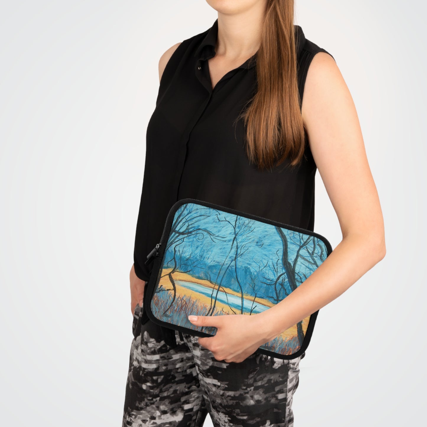 Marsh Lake Pastel Laptop Sleeve