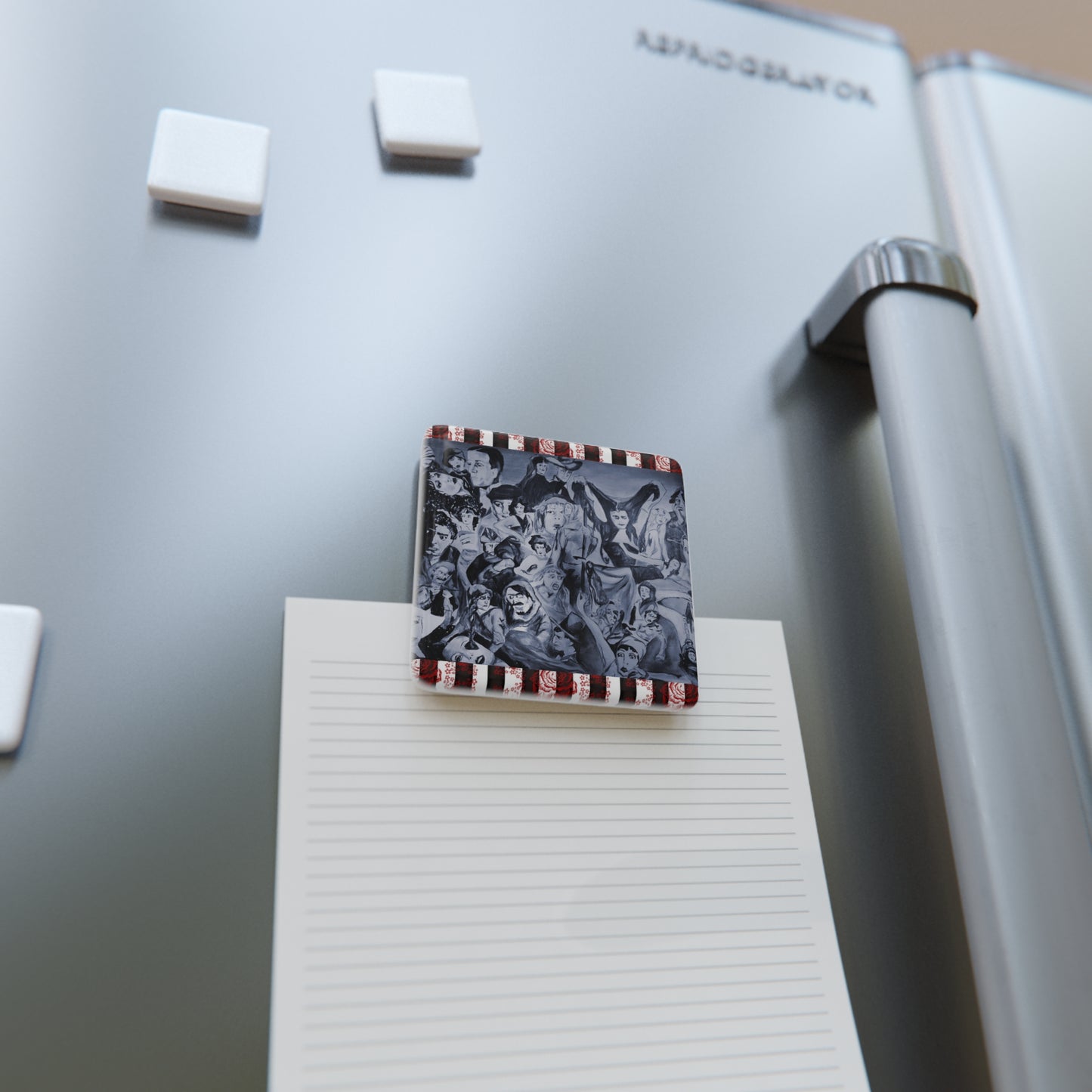 Silents Porcelain Magnet, Square