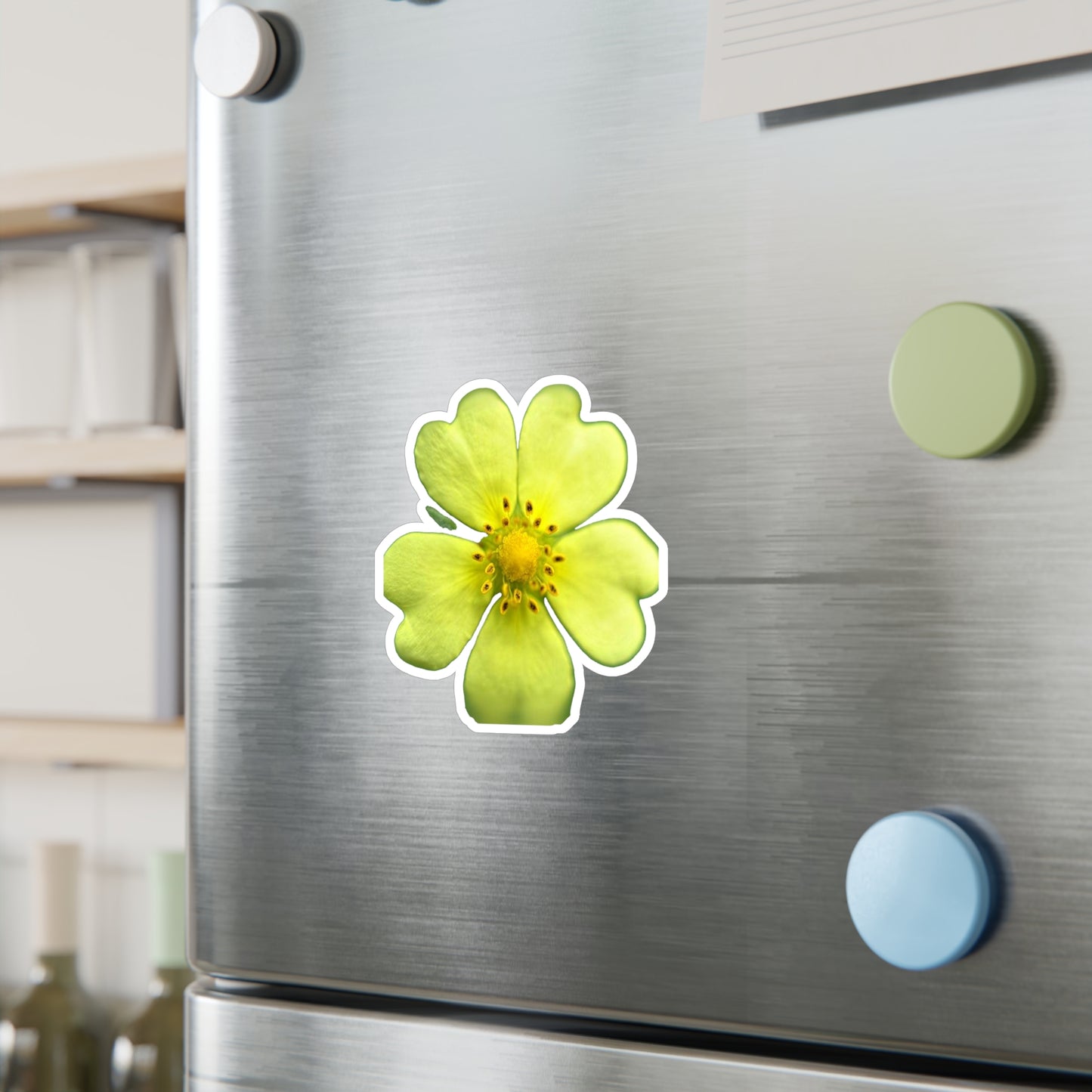 Yellow Wildflower Kiss-Cut Vinyl Decals