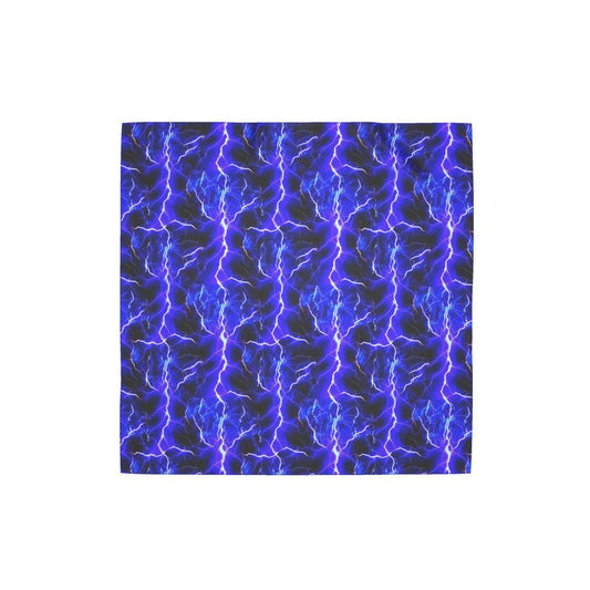Blue Lightning Scarf Wrap or Shawl