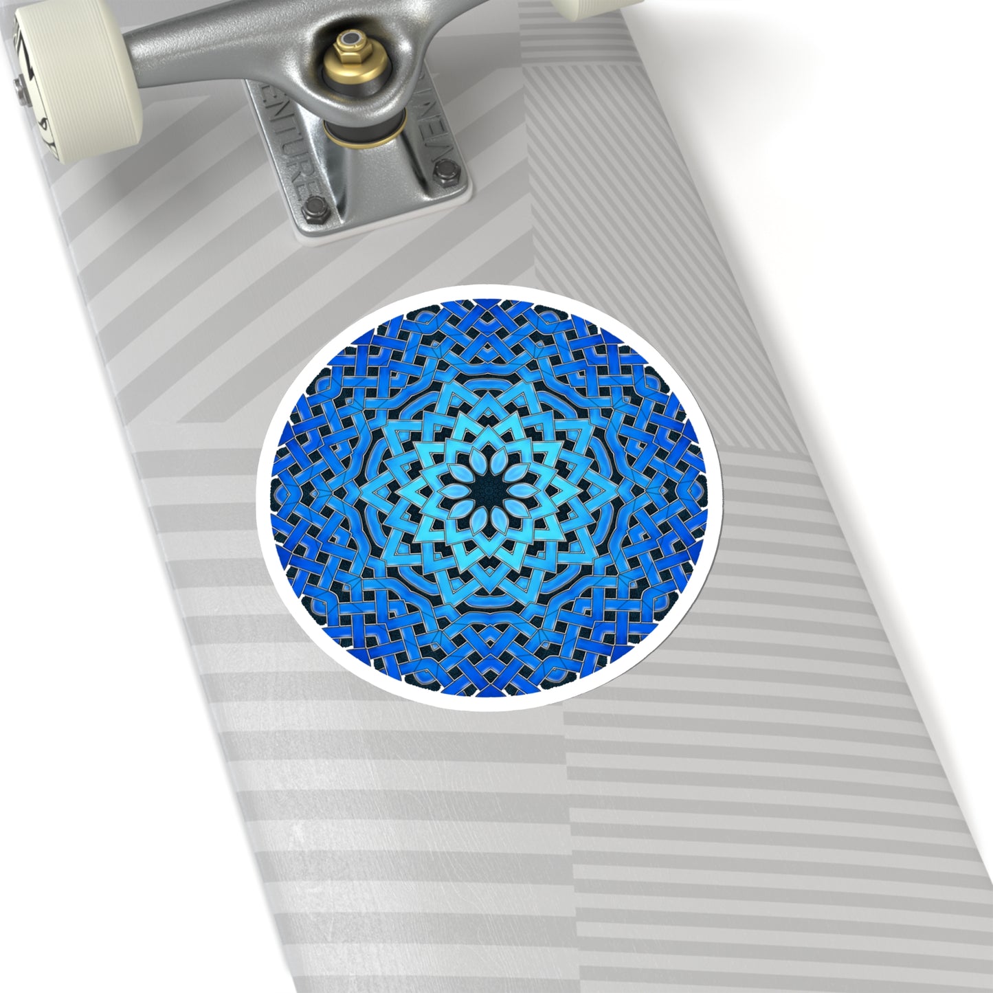 Blue Celtic Star Kiss-Cut Stickers