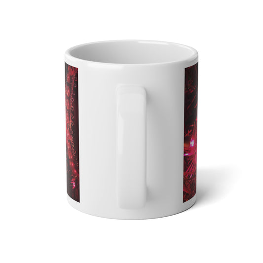 20oz Jumbo Mug — Red Christmas Ornament Holiday Coffee Cup