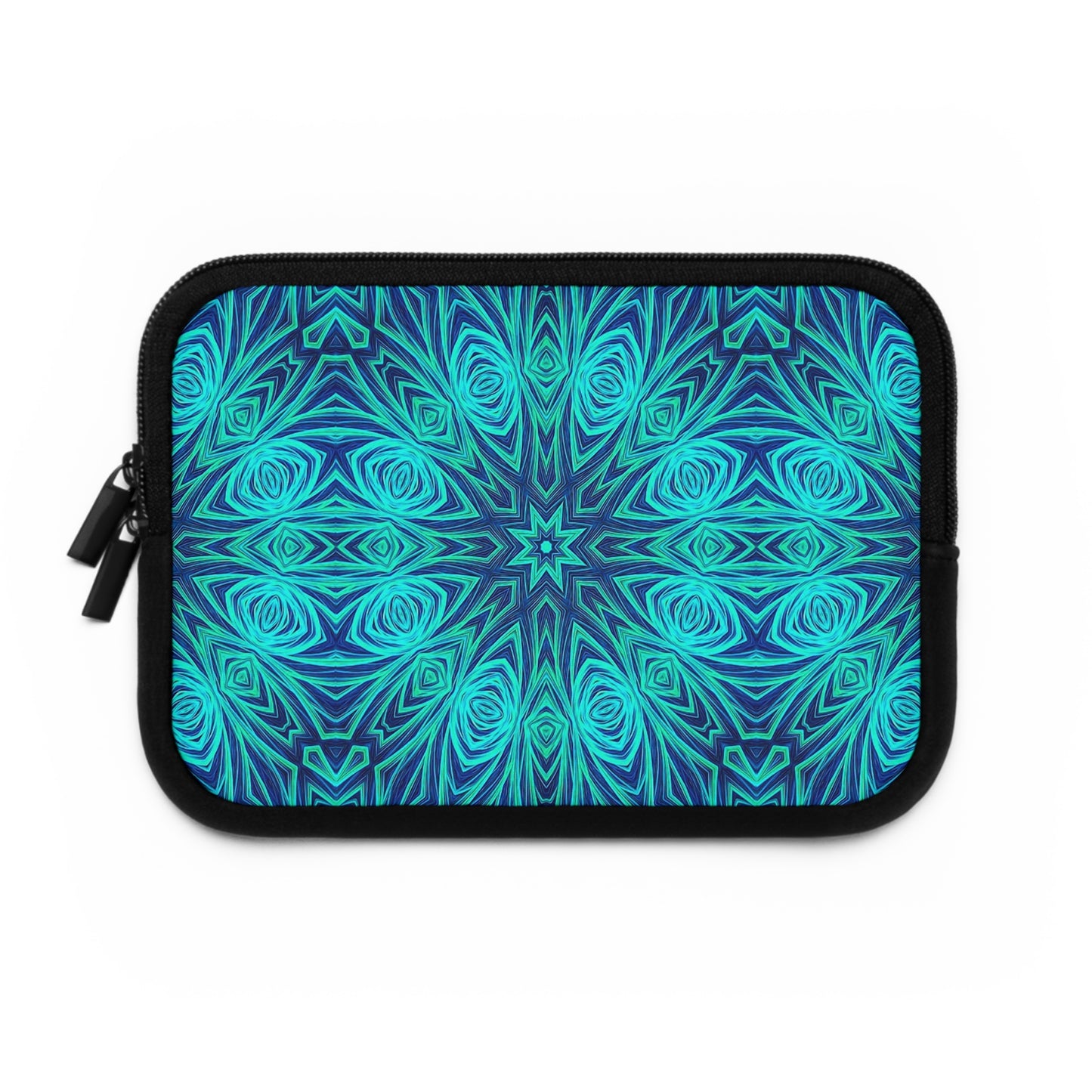 Blue Ice Kaleidoscope Laptop Sleeve