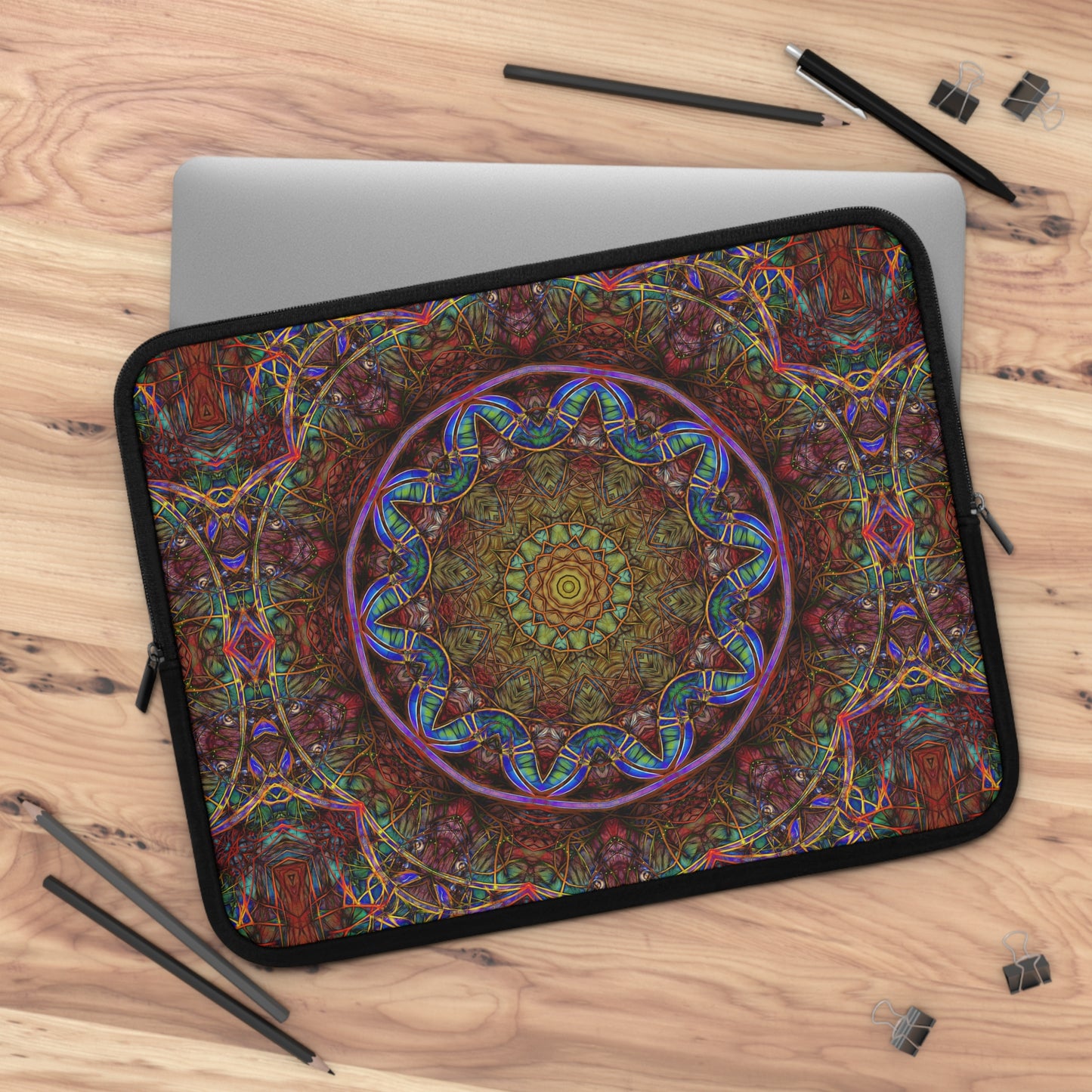 Blue Pink Windy Abstract Laptop Sleeve